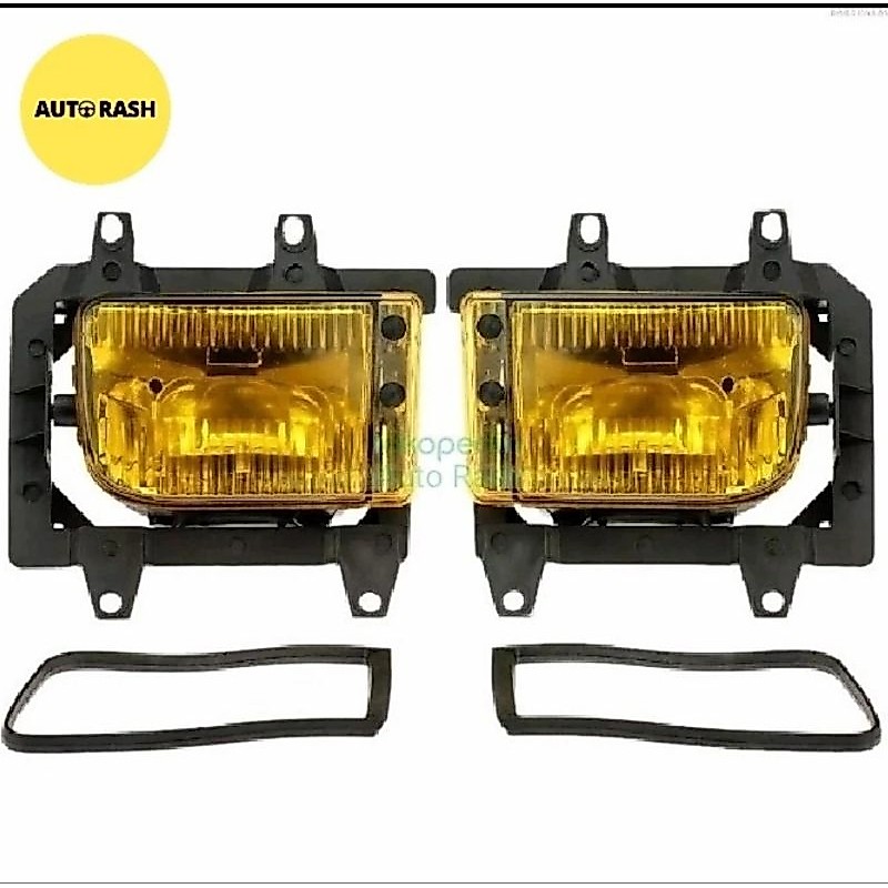 BMW E30 foglamp fog lamp lampu kabur kristal kuning amber bumper