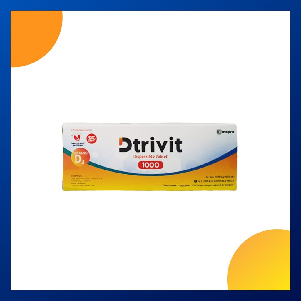 Dtrivit 1000 Iu Box 30 Tablet