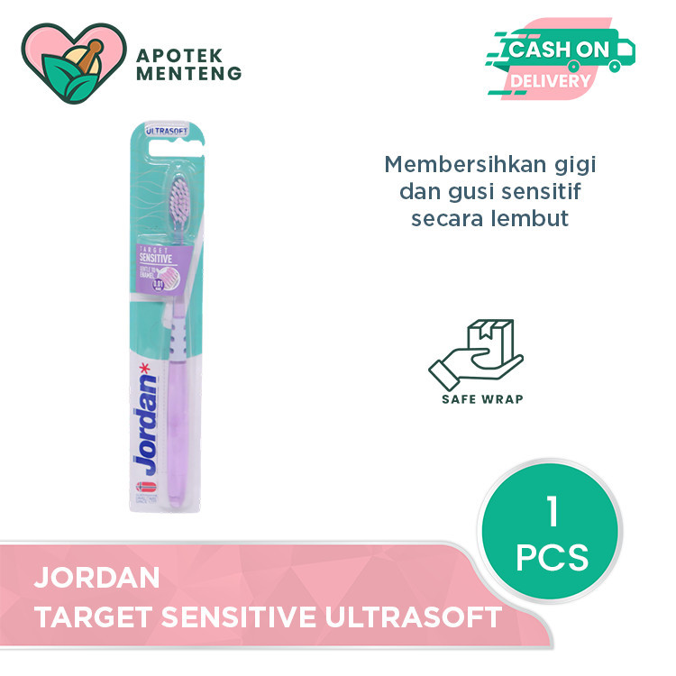 Jordan Oral Care Target Sensitive Ultrasoft - Sikat Gigi Dewasa