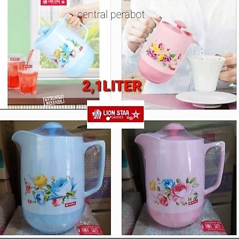 Teko lion star 2,1 liter/eskan serbaguna/termos teko lion star/water jug 2,1 liter