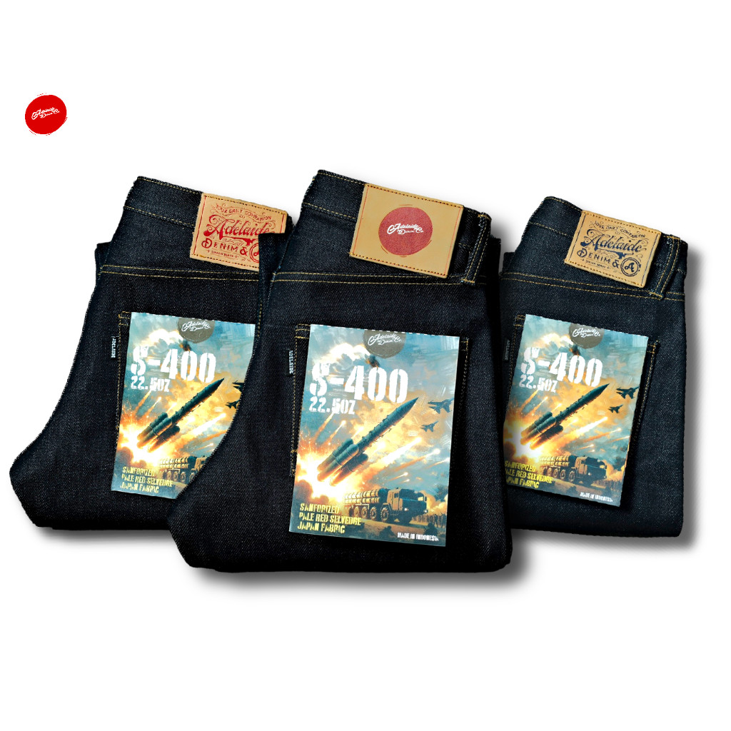 Adelaide Denim | 22.5oz S400 Super Deep Indigo Pale Red Selvedge SV