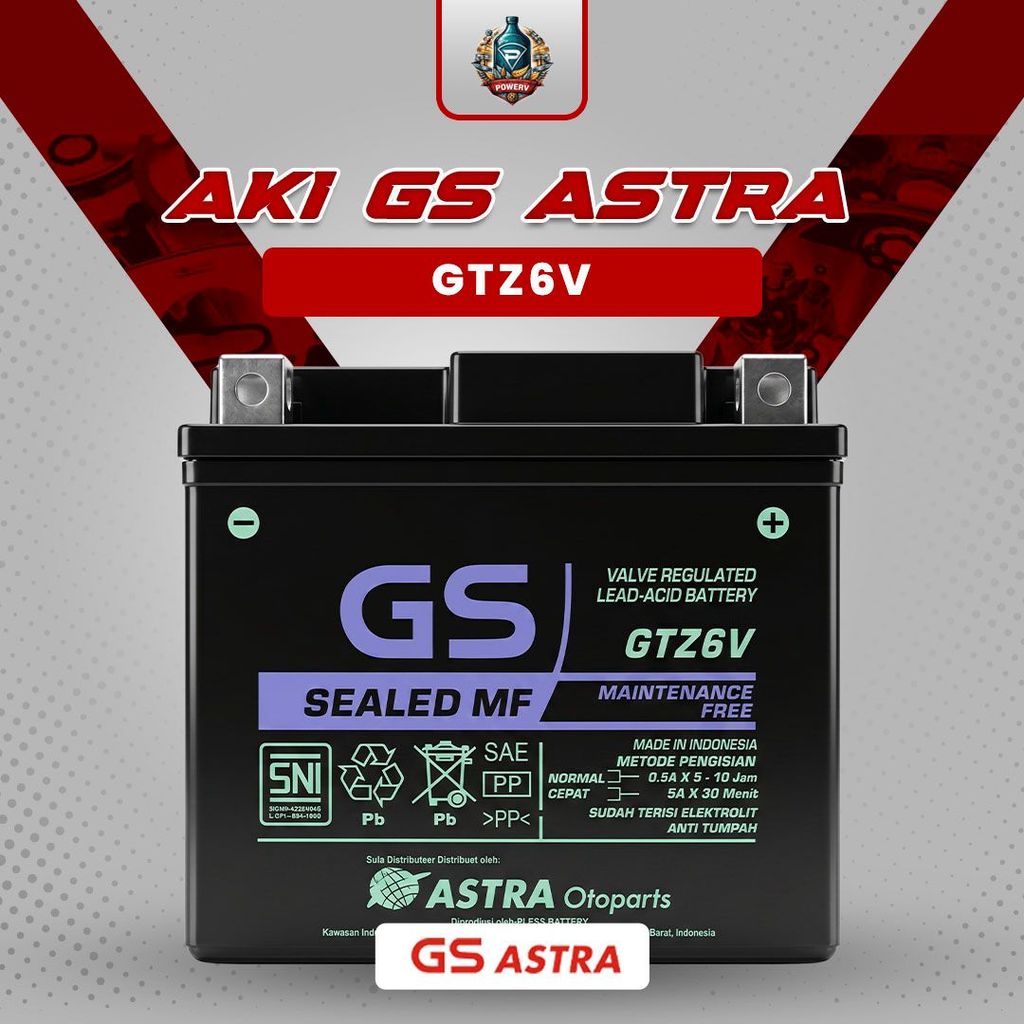 AKI KERING GS ASTRA GTZ6V ( CBR150, PCX 125/150, Vario 125/150, Beat Pop ISS, CRF125/150/230, Scoopy