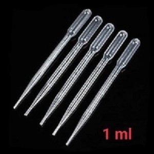 Pipet Tetes Plastik 1 ml cc Pasteur Dropping Pipette Alat Lab Onemed