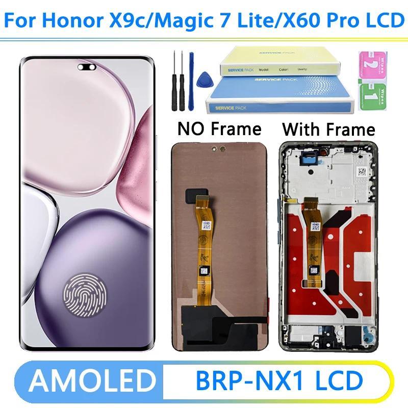 6.78''AMOLED 120Hz For Honor X9C LCD Magic7 Lite BRP-NX1 splay Screen Tou gitizer For Honor X60 Pro 