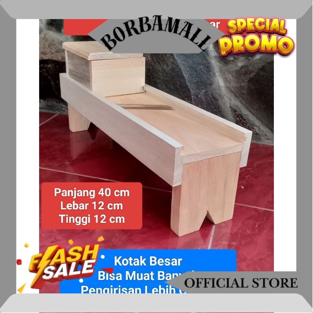 Pengiris bawang JATI BELANDA Ukuran BESAR/ Irisan bawang merah/Pengiris serbaguna LR