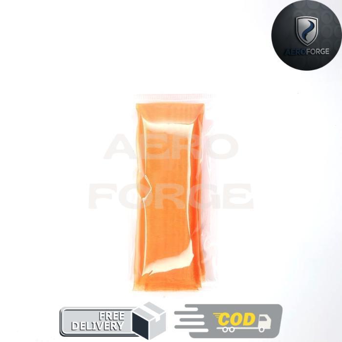 Kain Kaca Egi Bahan Bulu Sutra Sabiki Assist Hook - Orange