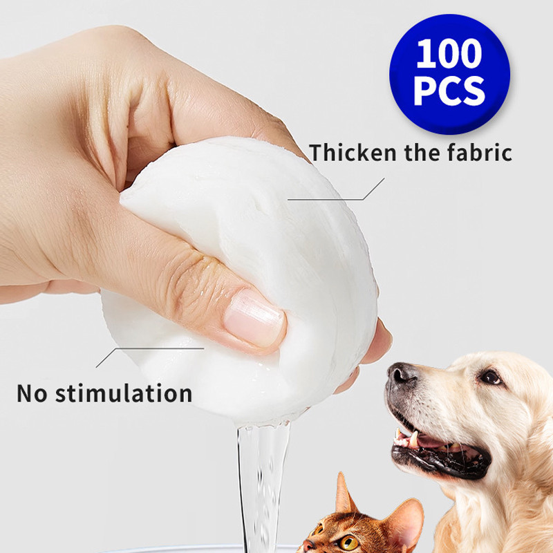 Pet Ear Cleaner Finger Wipes / Dental Finger Wipes – Tisu Basah Pembersih Telinga Anjing Kucing – Mi