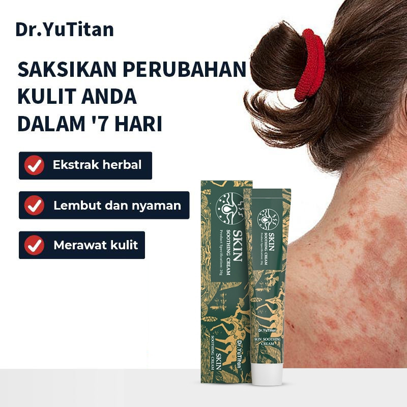 Dr.YuTitan  Skin Soothing Cream Meredakan masalah kulit