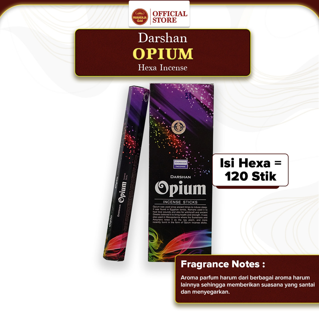 Maharaja Dupa India Aromaterapi Hexa - Darshan Opium