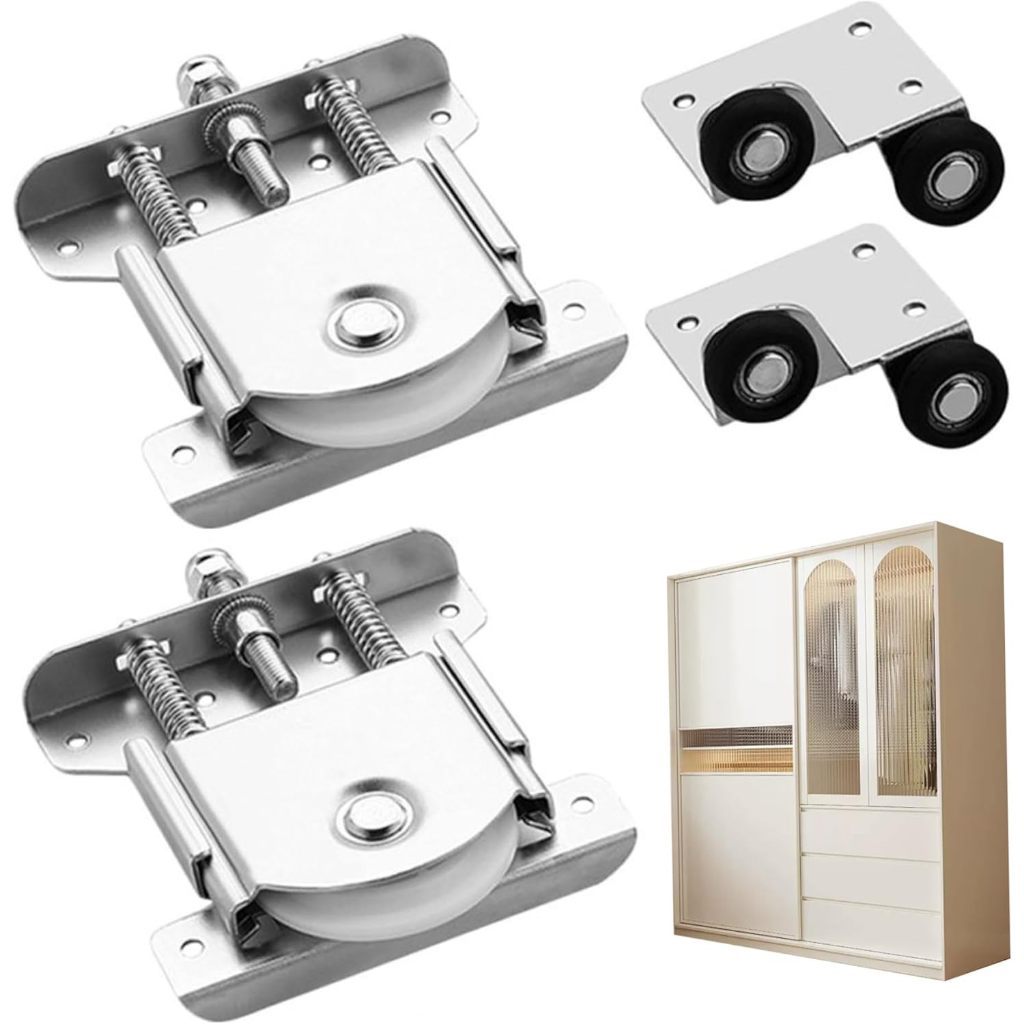 Roda Sliding Pintu Lemari Roda Geser Adjustable Sparepart Sliding Door Roller Roda Lemari Geser