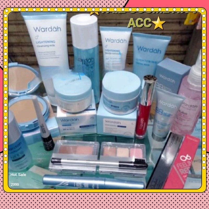 Paket Wardah Mekaup Wanita Komplit/Paket Wardah Kosmetik Lengkap Hemat[untuk saat ini kemasan baru y