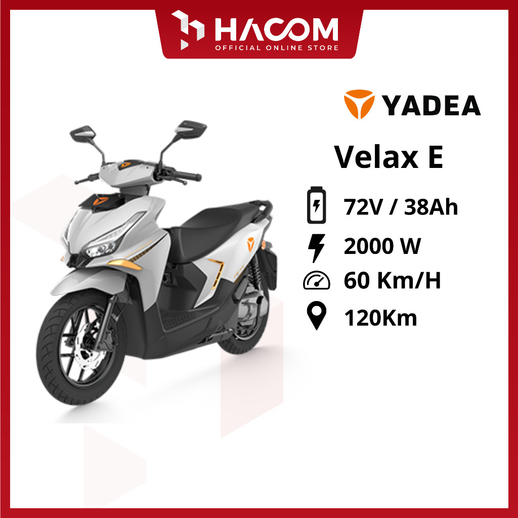Yadea Motor Listrik Velax E Garansi Resmi Yadea 2 Tahun Anti Air