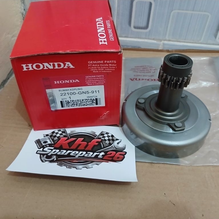 Rumah Kopling / Lonceng Ganda Assy GN5 Grand Original Honda AHM.