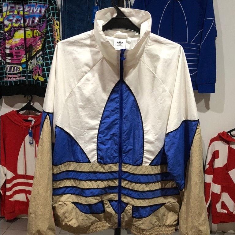 Windbreaker Jacket adidas big logo trefoil tretone