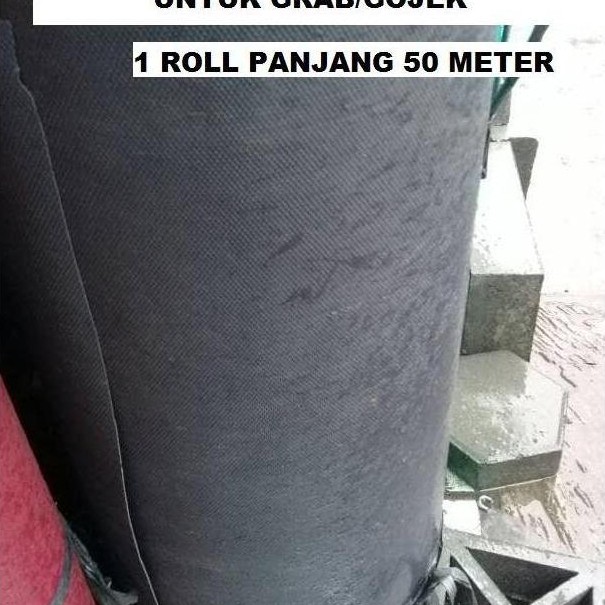 Karpet Talang Air 90 cm x 50 meter Karpet Atap Genteng Hitam Flipper