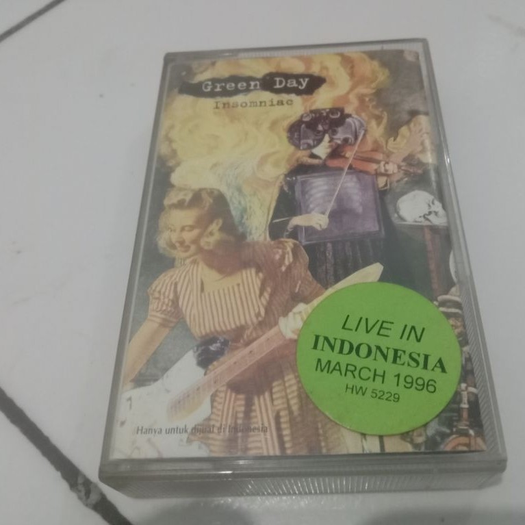 Kaset Pita Greenday Insomniac