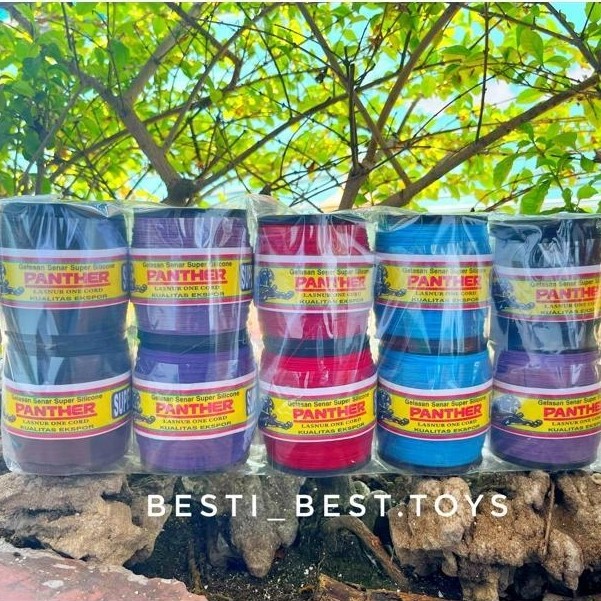 ARKAISGALERI GELASAN SENAR SUPER SILICON BENANG LAYANGAN 1 PCS CAP PANTHER GAJAH COBRA VIRAL