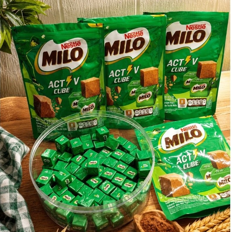 Milo Active Cube 25 Pcs / Milo Cube / Milo Cube Isi 25 Biji / Permen / Permen Coklat / Permen Milo