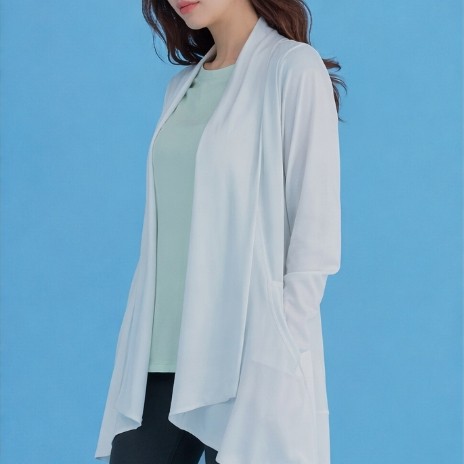 [Minne] Cardigan Outer Olahraga Wanita STL Lengan Panjang New Metro