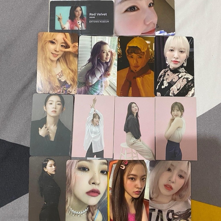 Album photocard official sm pc red velvet museum irene seulgi wendy yeri joy icc ice cream cake fina
