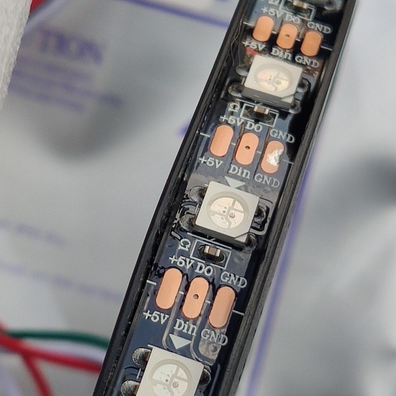Led strip RGB WS2812b WS2812 5v 5m 60led/m ip20 indoor Led Rapat