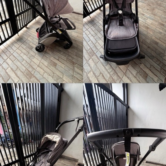 stroller bugaboo ant preloved with legrest