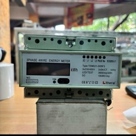 KWH METER THERA TEM021-D05F3 3P CT/5A SINGLE TARIF-TEM021-D05F3