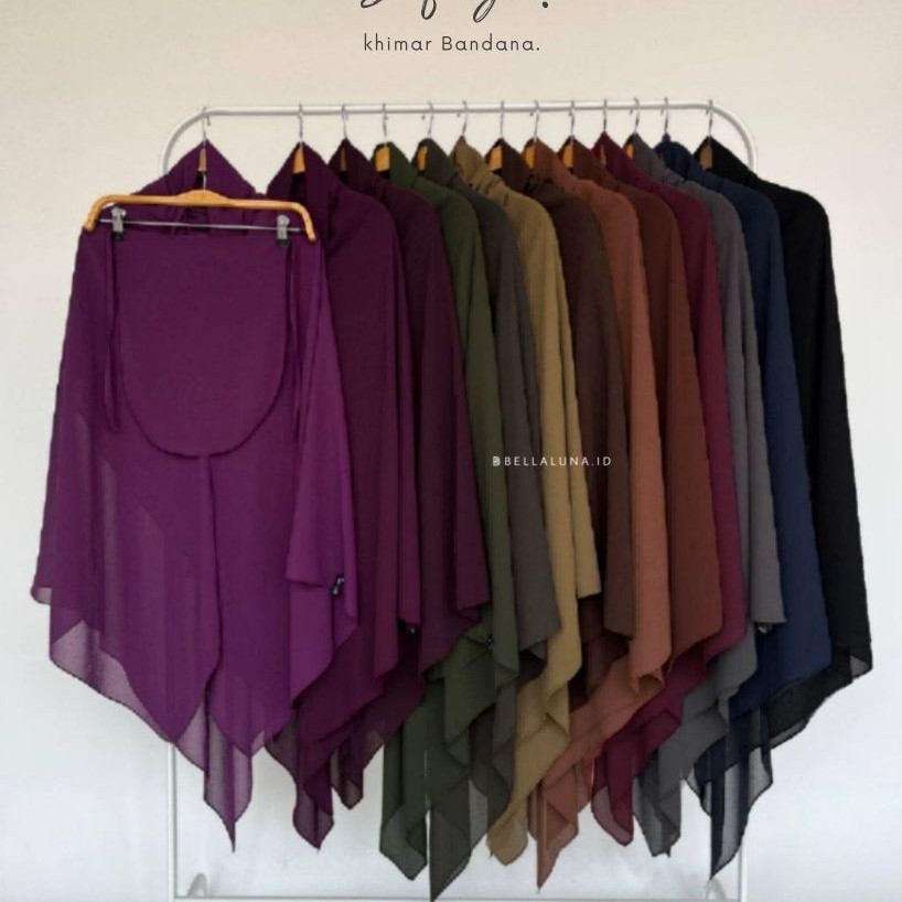Safiya Khimar Bandana Bellaluna. Id