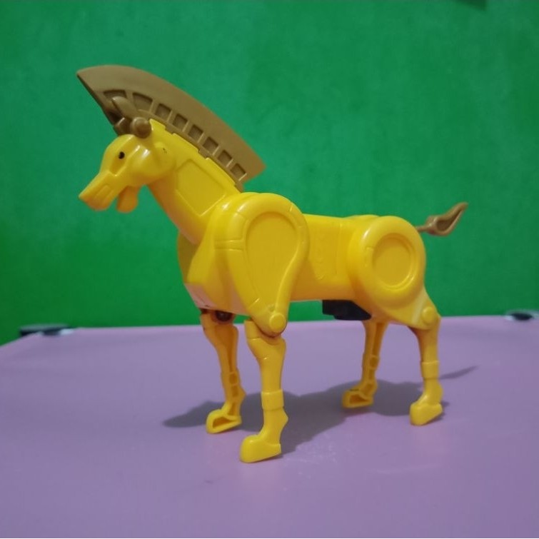 Figure Part Zord Robot ANIMAL TRANSFORMERS - HORSE - CFC Murah Retro Vintage Rare Koleksi Mainan Ana