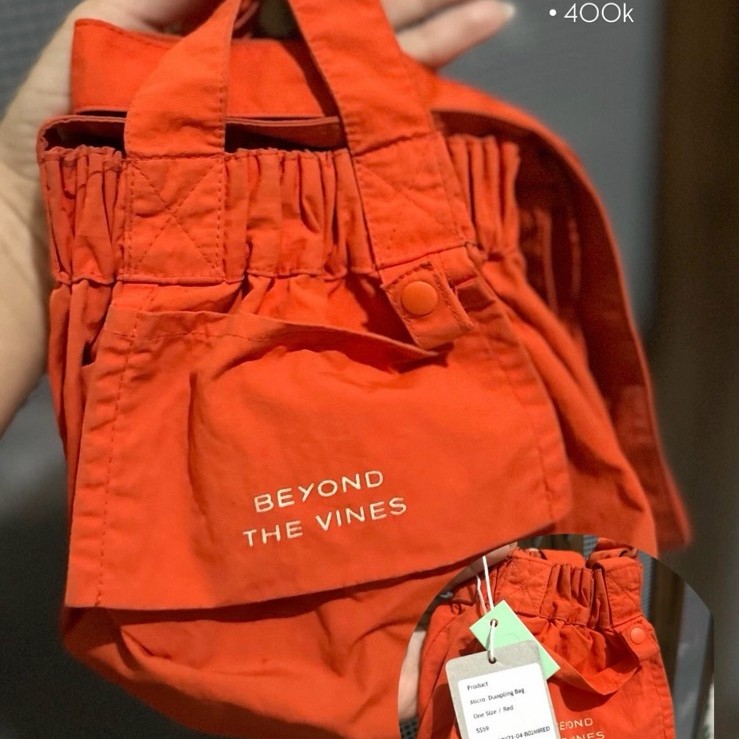 beyond the vines micro dumpling bag