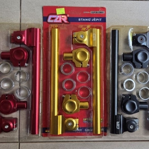 Stang Jepit Robot Clip On Merek CZR Vixion New R15 RxKing Tiger Megapro New CB150R New Verza Satria 