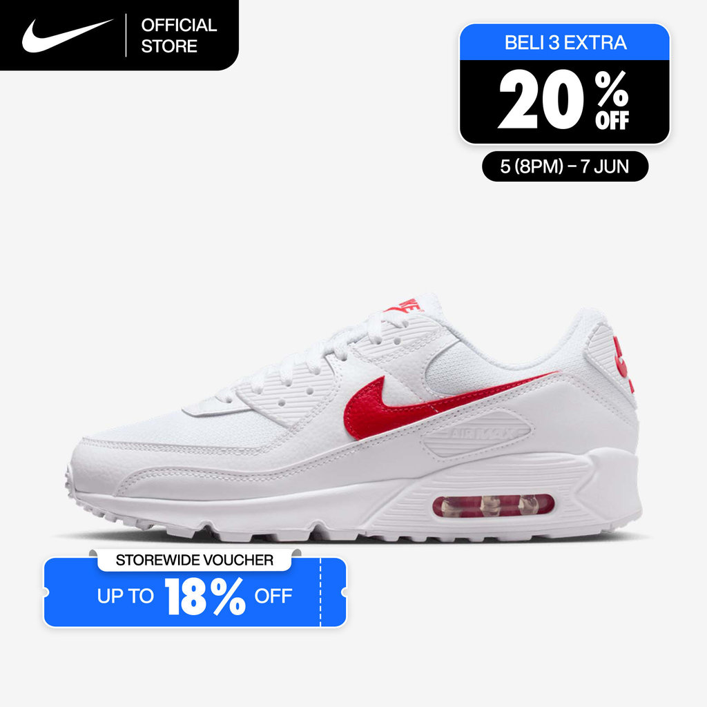 Nike Men's Air Max 90 Shoes - White [DM0029-120]