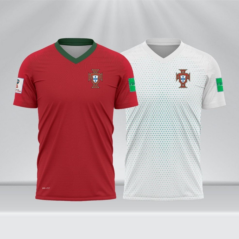 Jersey Portugal Home Away Piala Dunia 2018