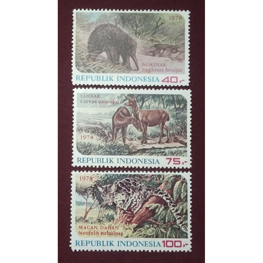 Prangko Lawas RI Set Lengkap Margasatwa Thn 1978