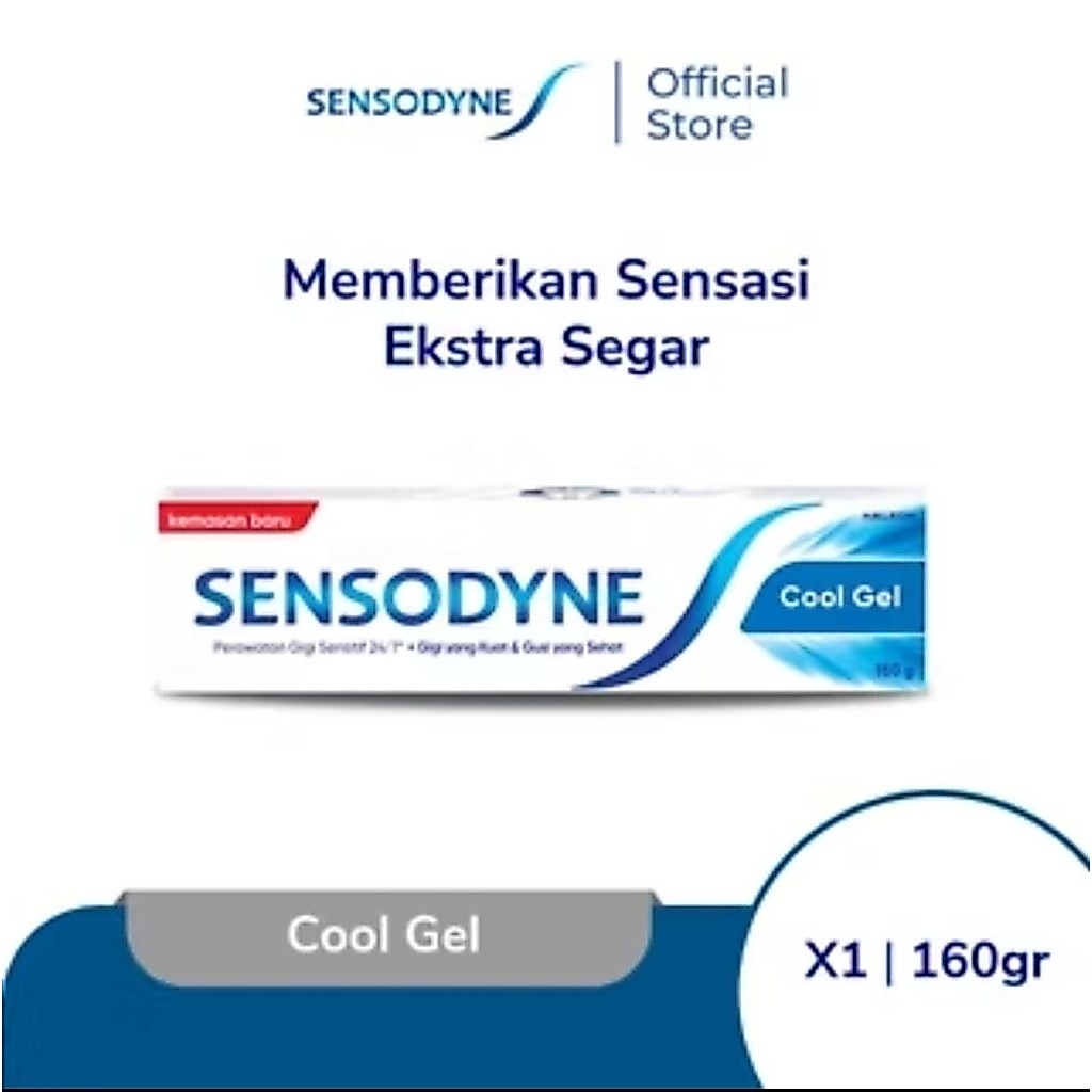 Sensodyne Cool Gel Pasta Gigi Toothpaste 160gr / 160 gram