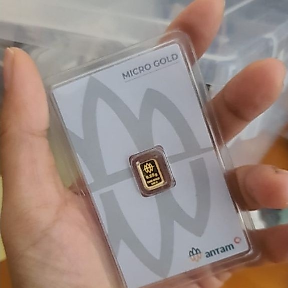 Micro Gold antam x HRTA 0.25 Gram