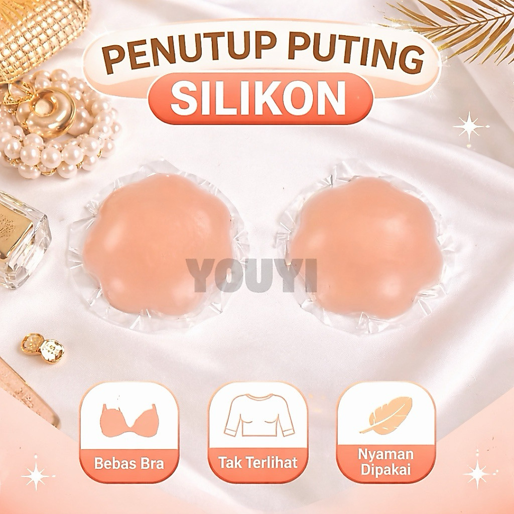 YOUYI • Penutup Puting Wanita – Solusi Anti Tembus & Praktis