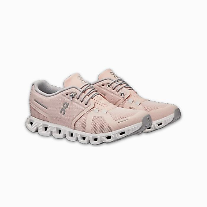 On Cloud Running 5 White Shell Pink Womens (Original 100%)