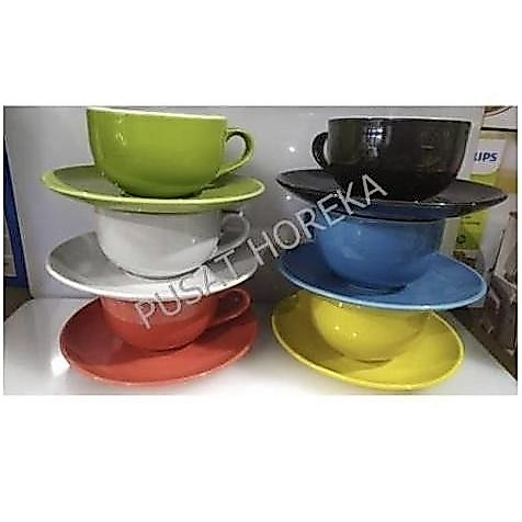 Deoch- Brescia Coffee Cup I Cappucino Cup Porcelain I Cangkir Kopi Susu Kopin