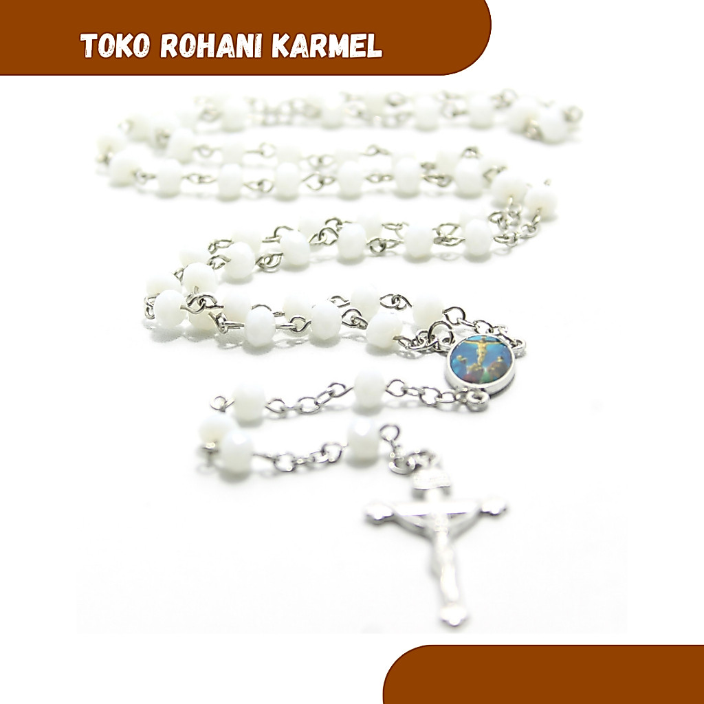 Murah ROSARIO KRISTAL CEKO / ROSARIO EXLUSIF / KALUNG ROSARIO KATOLIK / ROSARIO KATOLIK / KALUNG