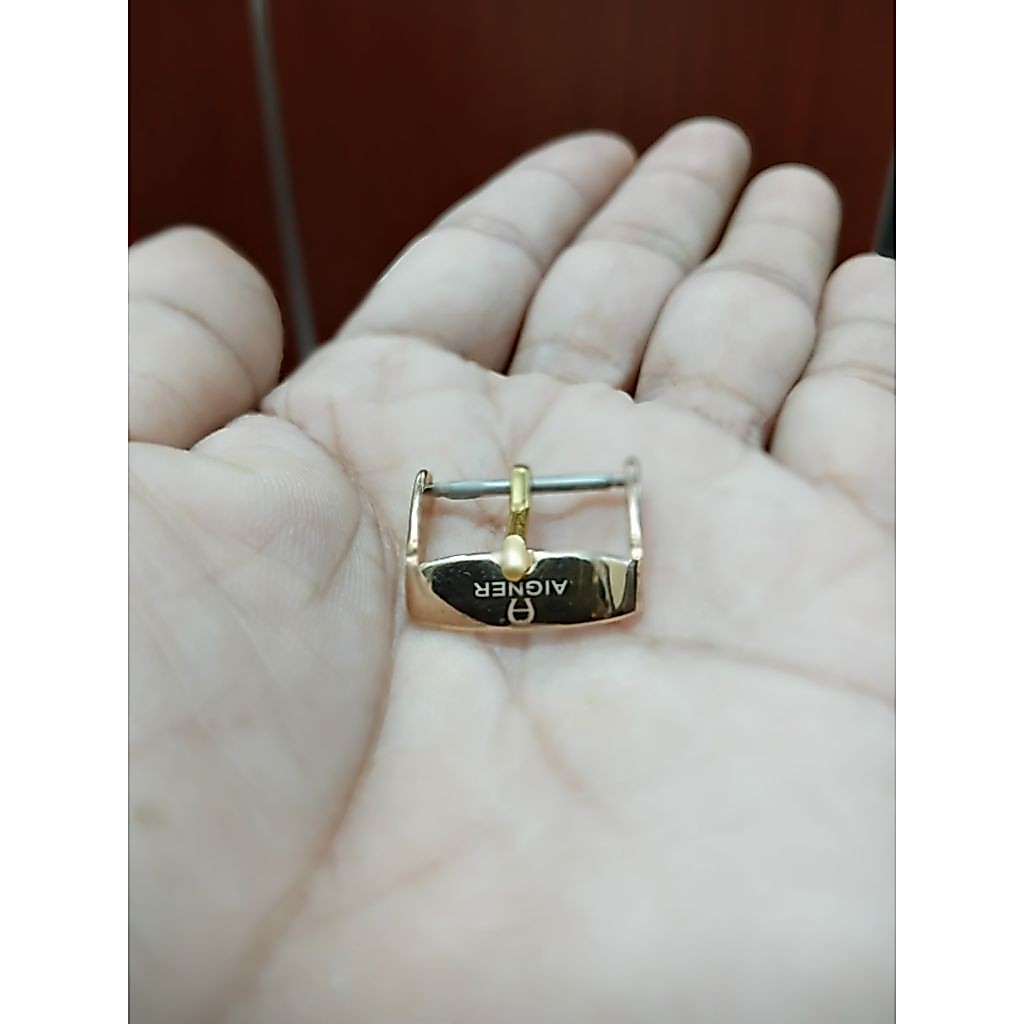 BUCKLE AIGNER JAM TANGAN 18 MM STAINLES