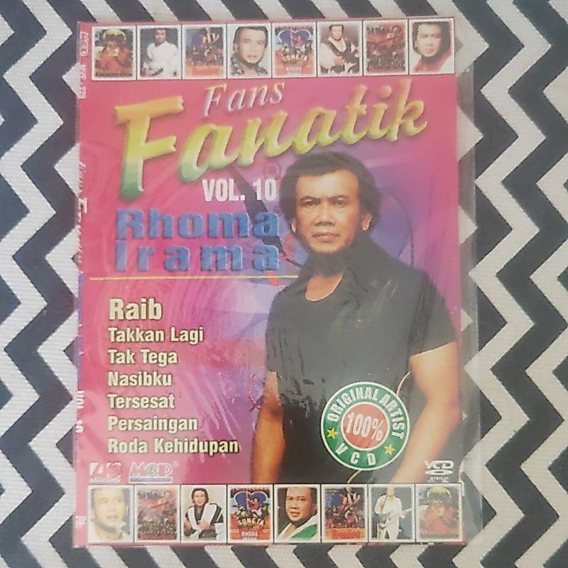 VCD KARAOKE ORIGINAL FANS FANATIK RHOMA IRAMA VOL.10