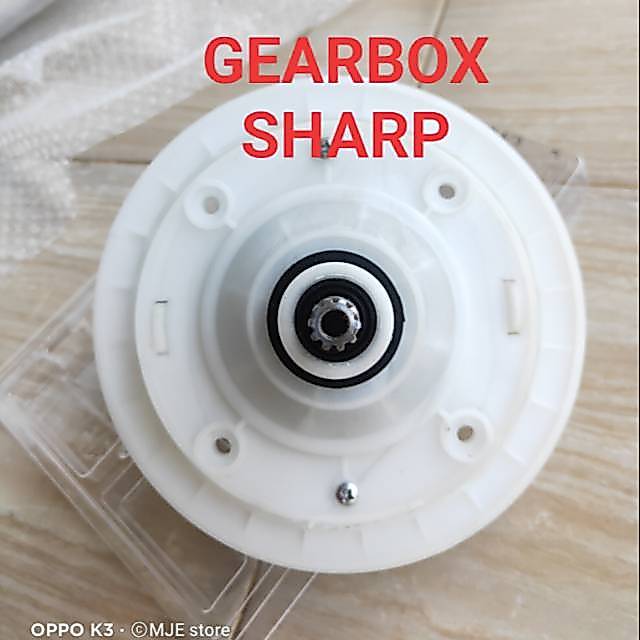 GEARBOX MESIN CUCI SHARP GEAR BOX SHARP PULLY BESAR PLUS SOCKET