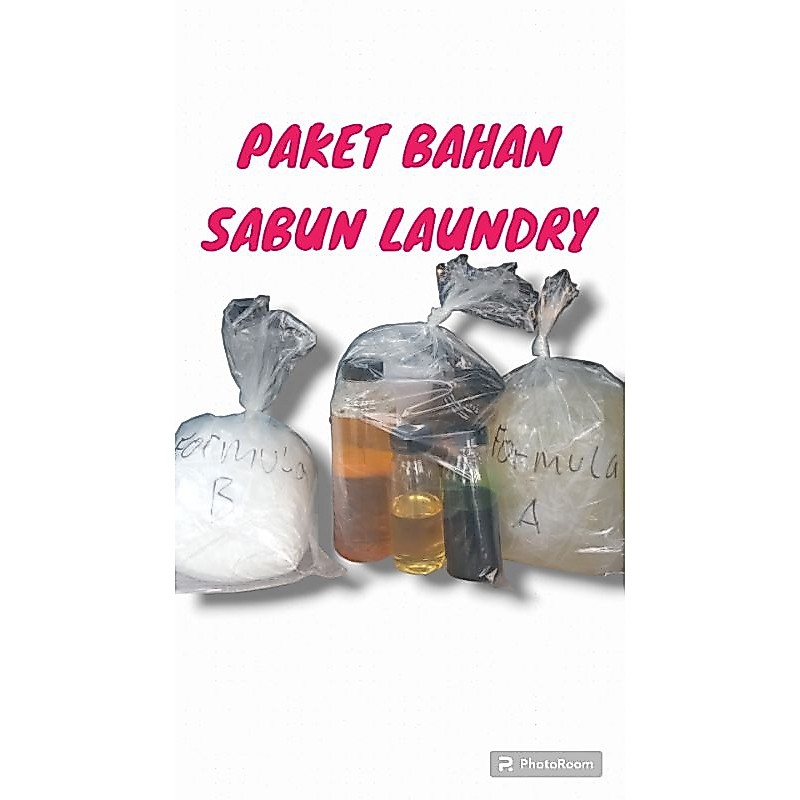 paket bahan sabun cair laundry 20 -23 liter