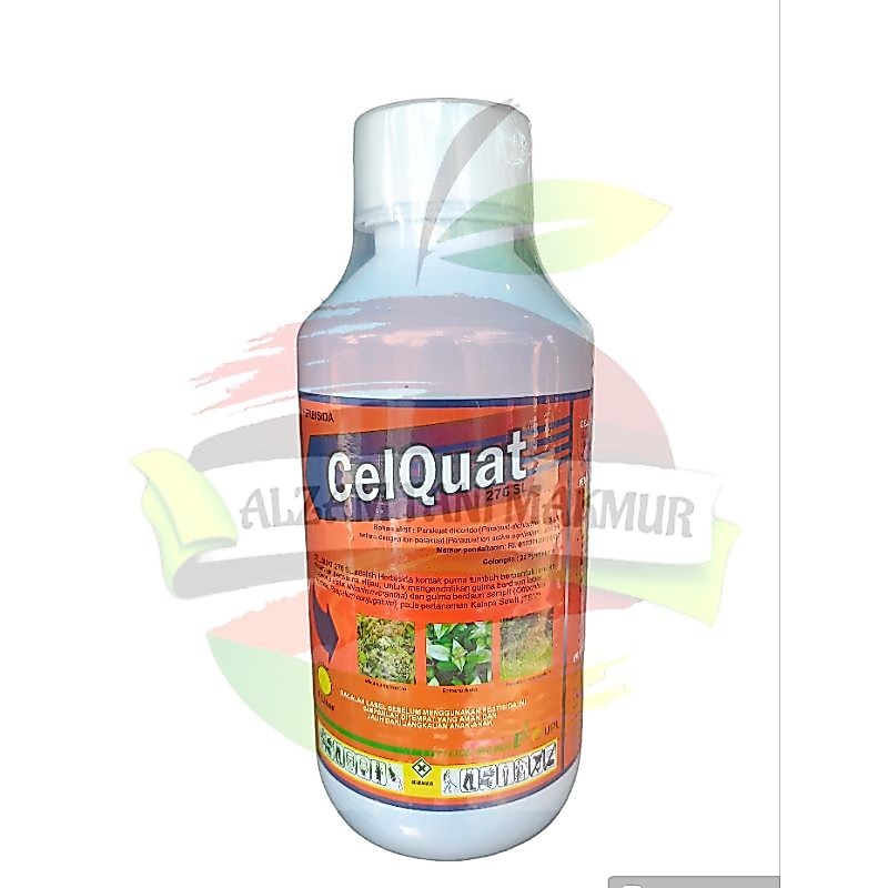 Herbisida CEL QUAT 276 SL isi 1 Liter Bahan Aktif PARAQUAT DIKLORIDA 276g/liter
