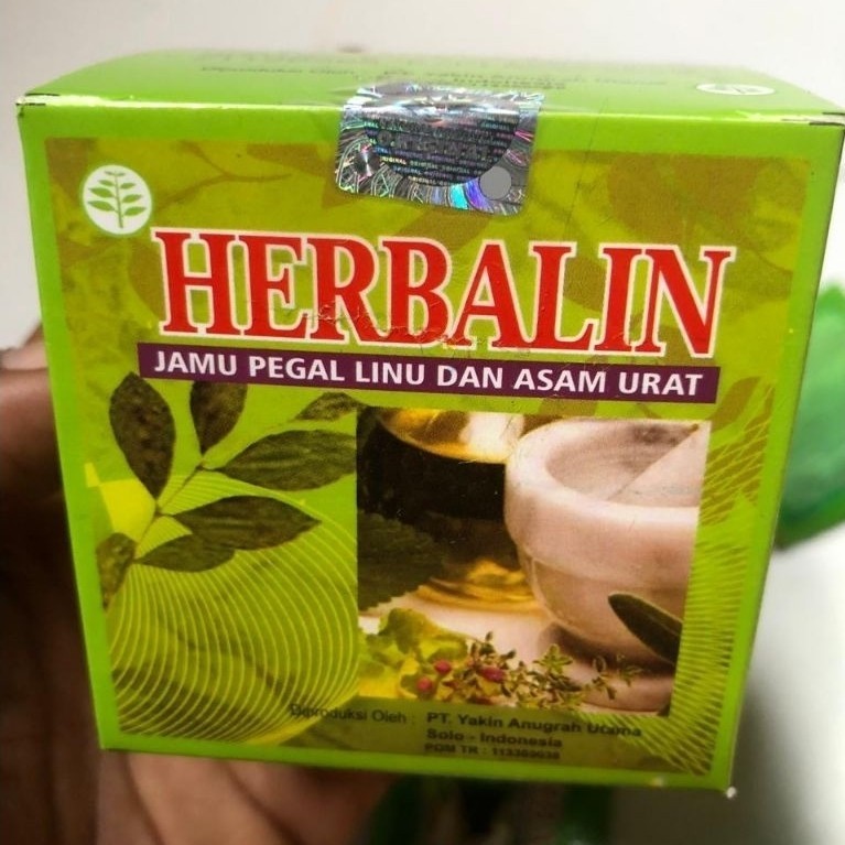 HERBALIN obat asam urat jamu HERBALIN original