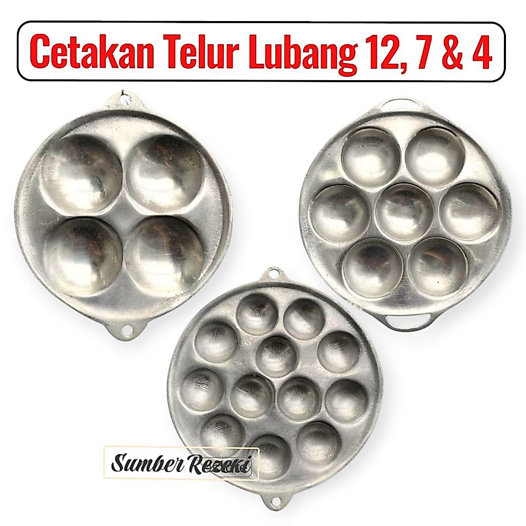 Cetakan Telur 12 / Cetakan Takoyaki Bola bola mie Congkel / Cetakan kue cubit