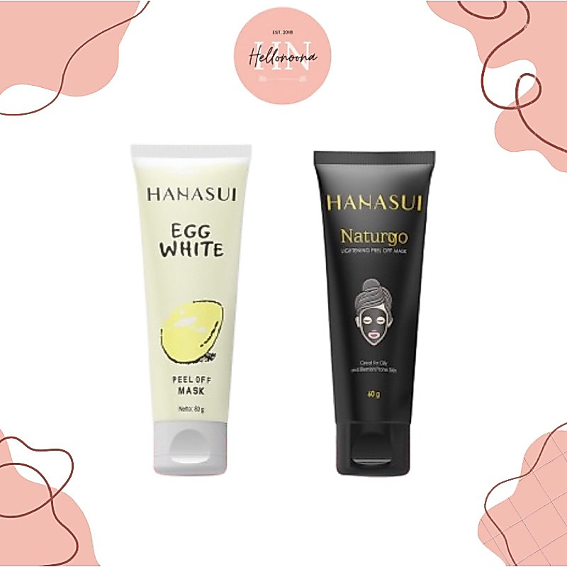 HANASUI - Egg White Peel Off Mask | Naturgo Lightening Peel Off Mask