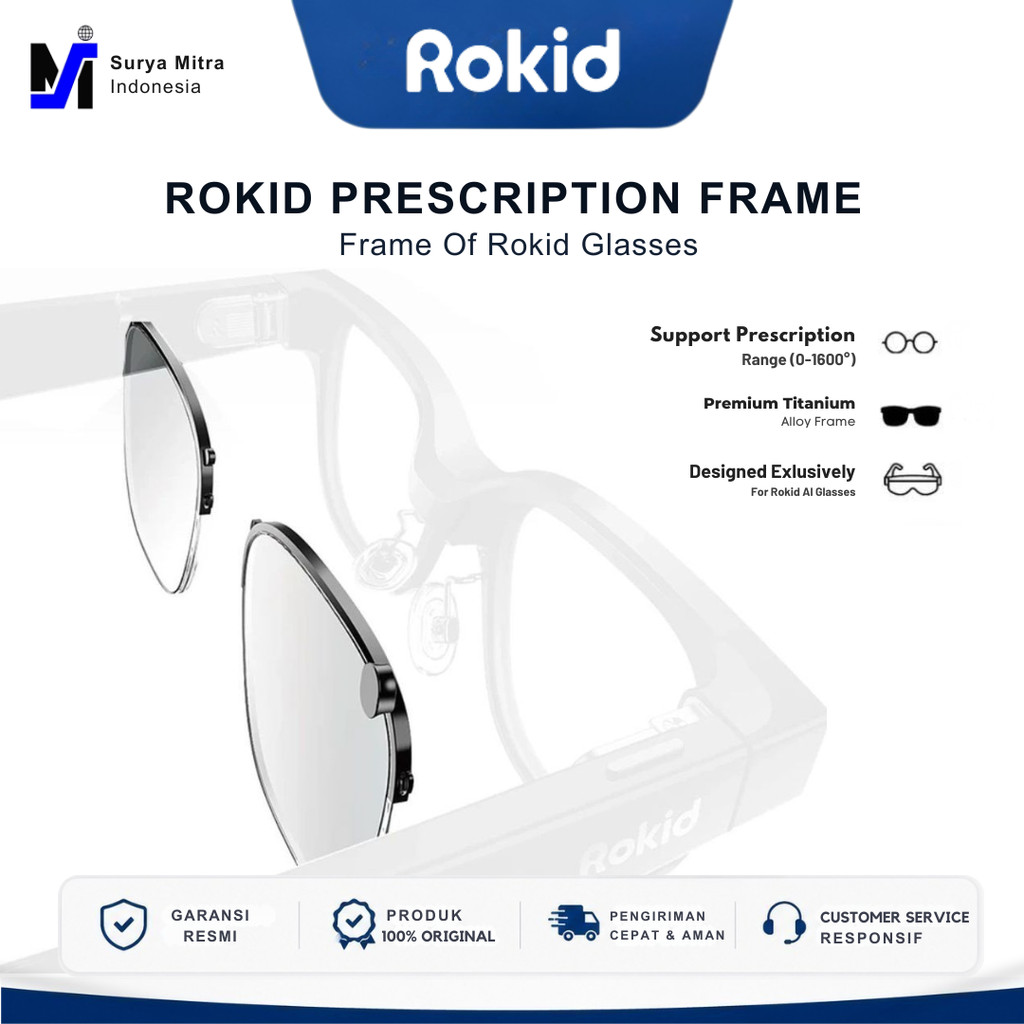 Rokid Glasses Prescription Frame Of Rokid Glasses For Rokid Ai Glasses Resmi