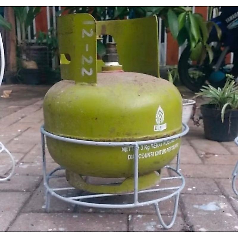 Dudukan Gas 3 kg/Rak Gas Murah/Rak Gas Dari Besi/Tempat Gas 3 kg